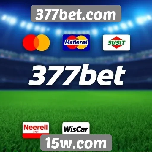 Opções de pagamento disponíveis no 377bet